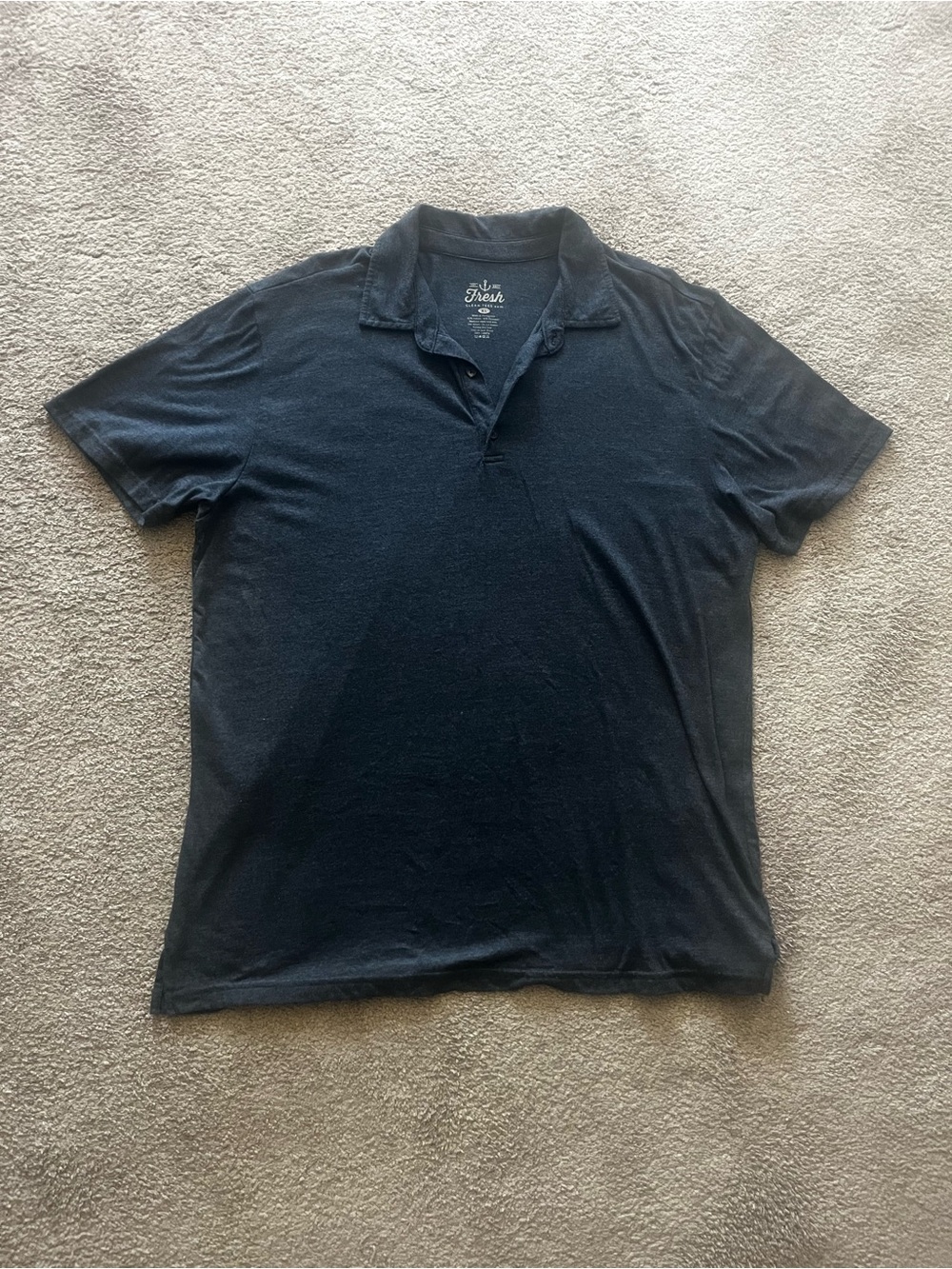 Men's Short-Sleeve Polo Shirt in Dark Blue